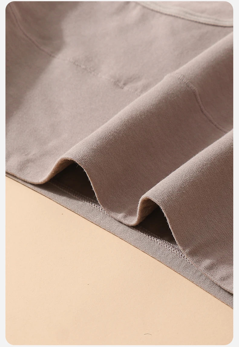 4Pcs Cotton Women's Panties High Waist Slimming Underwear Breathable Underpants Plus Size Panty Body Shaper Solid Female Briefs