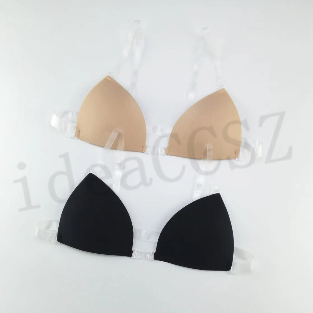 Sticky Bra for Women Backless Wedding Dress Silicone Plunge Deep U Neck Adhesive Bras Lift Boob Invisible Underwear Nipple Cover
