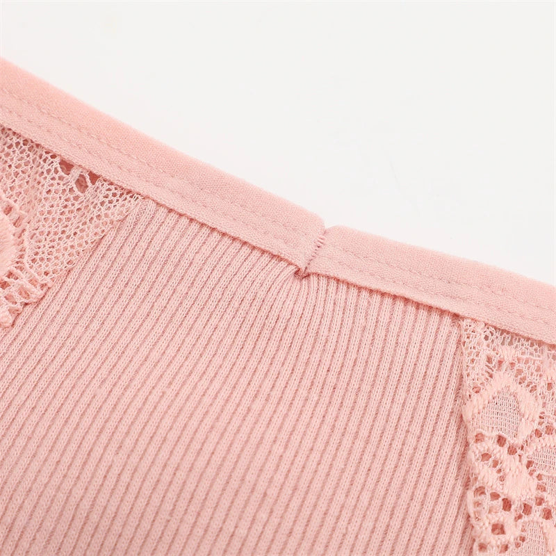 4PCS Cotton G-string Women Lingerie Sexy Lace Panties Thongs Femme Underwear Sexy Pantys Underpant Lingerie Lace Intimates S-XL