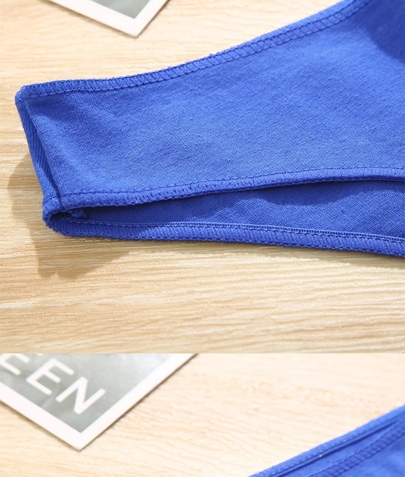 5PCS/Set M-XXL Panties Women Cotton Lingerie Woman Underwear Sexy Femme Underwear Girls Underpant Panty 7 Solid Colors