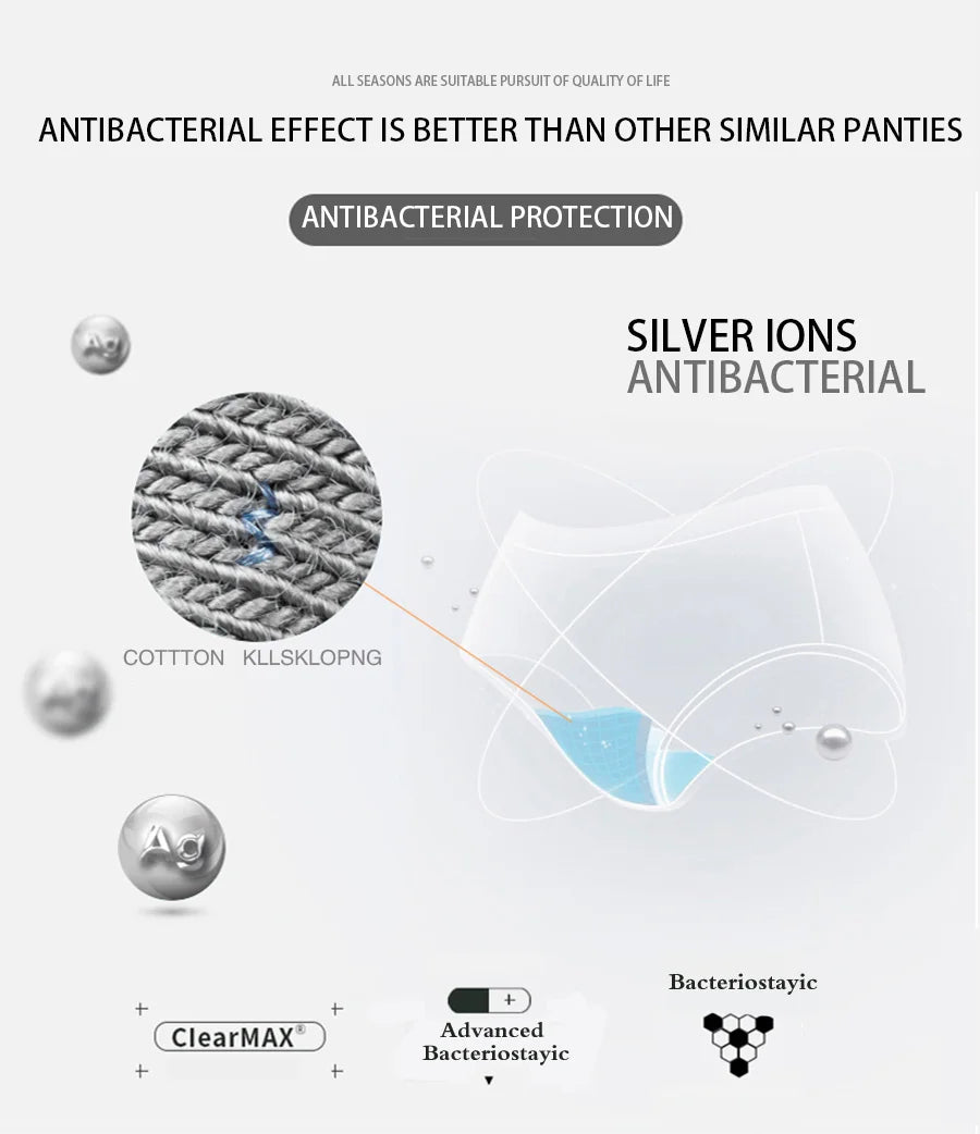 5PCS/SET Cotton Ribbed Striped Underwear for Women Plus Size 10 Soild Colours Stretch Briefs Ladies Soft Lingerie S-7XL