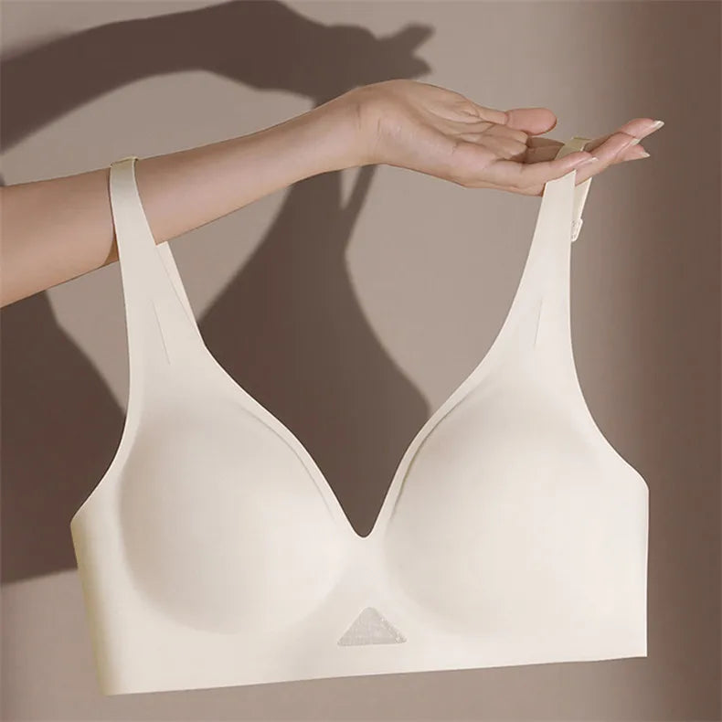 Wire Free Bra Brassieres Push Up Bralette Sexy Seamless Bras For Women Female Lingerie Woman Silky Underwear Intimate Sleepwear