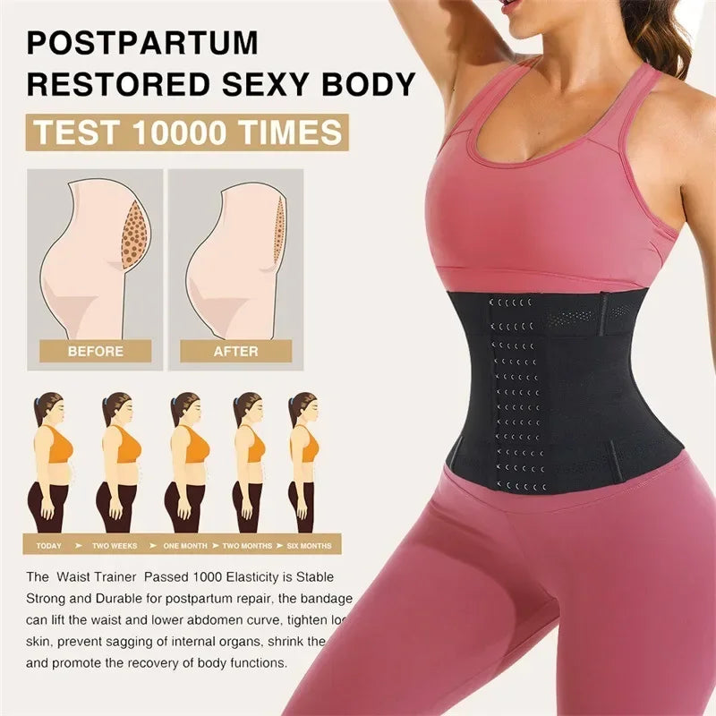 Waist Trainer for Women Body Shaper Tummy Control Slimming Sheath Flat Belly Reductive Shapewear Slim Corset Belts Summer