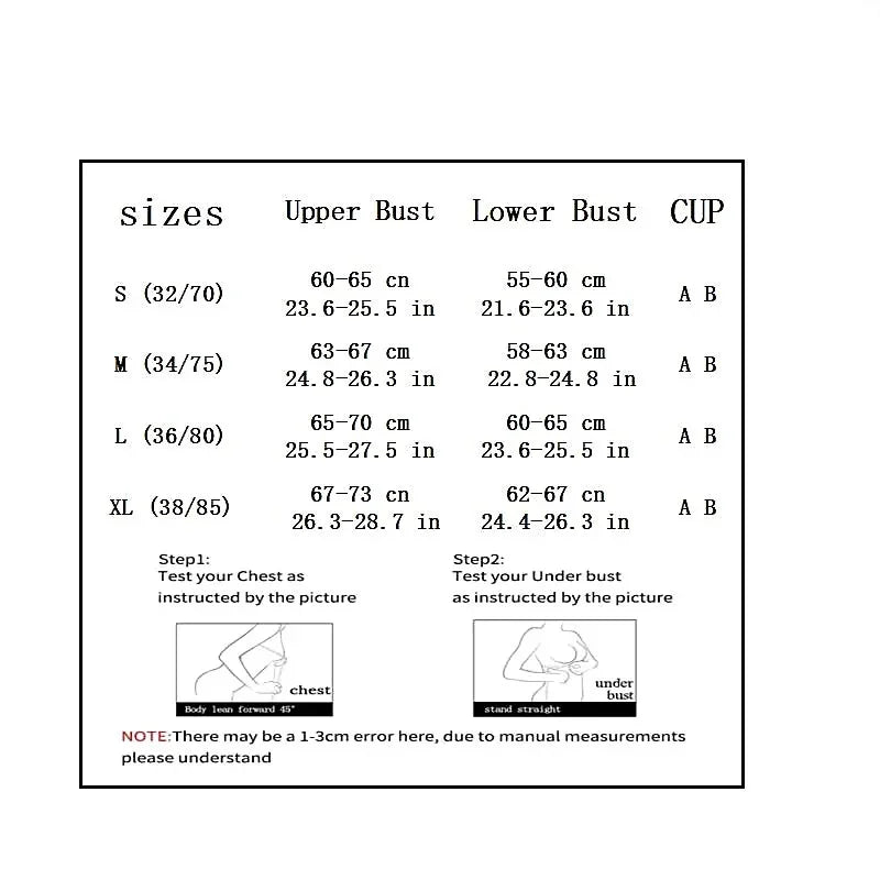 Cotton Women's AB cup Bra Underwear Wireless Gathering Comfortable V-Bra Women's Upward Push Underwear