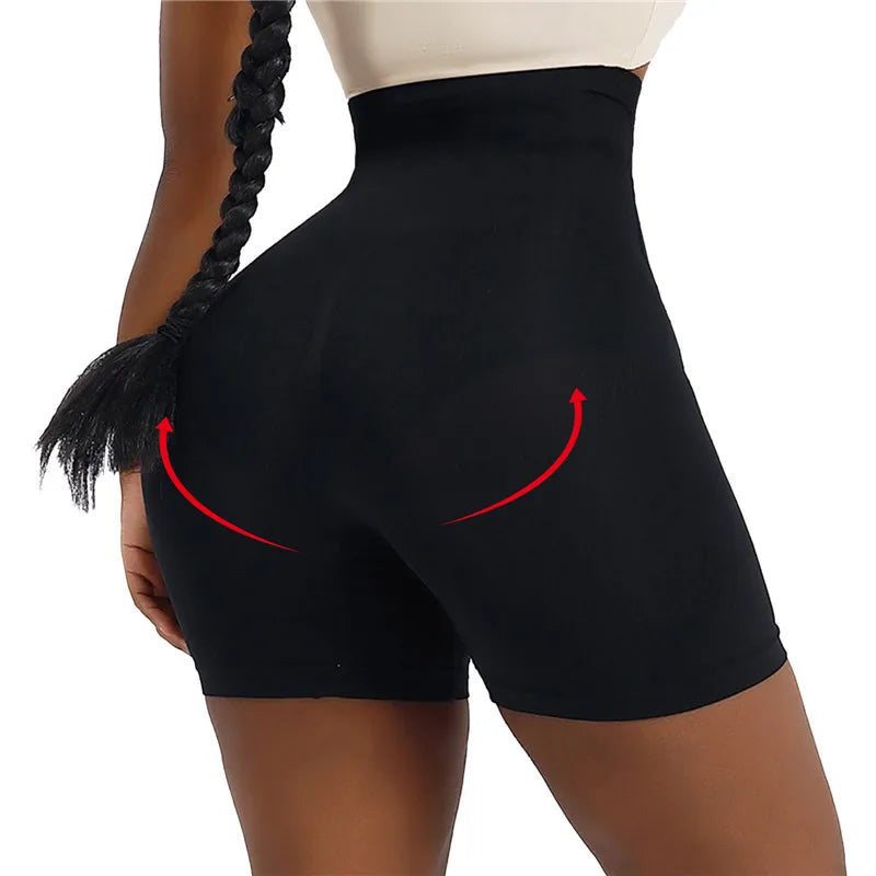 New Women Firm Tummy Control with Hook High Waist Trainer Body Shaper Butt Lifter Shapewear Panties Female Slimming Fajas Shorts