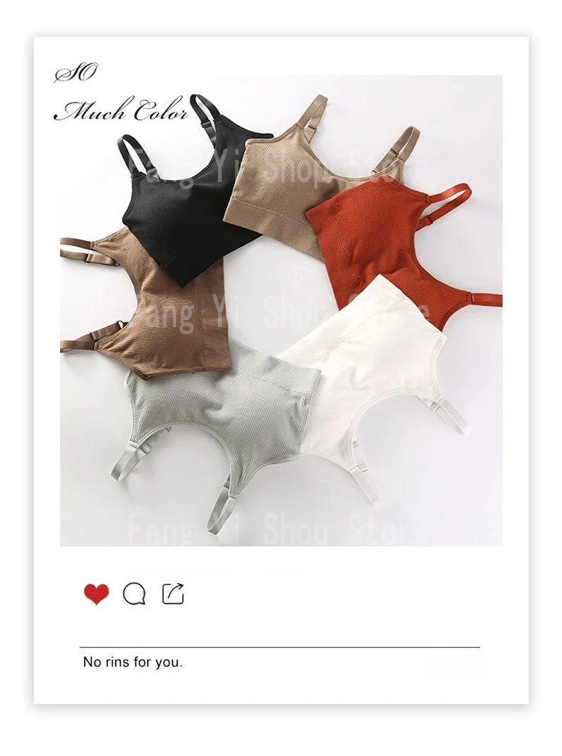 Women's seamless bra Full Cup Breathable bra Breathable comfort Sleep bra Running Fitness Sports bra Suspenders