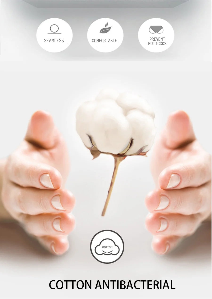 5PCS/SET Cotton Ribbed Striped Underwear for Women Plus Size 10 Soild Colours Stretch Briefs Ladies Soft Lingerie S-7XL